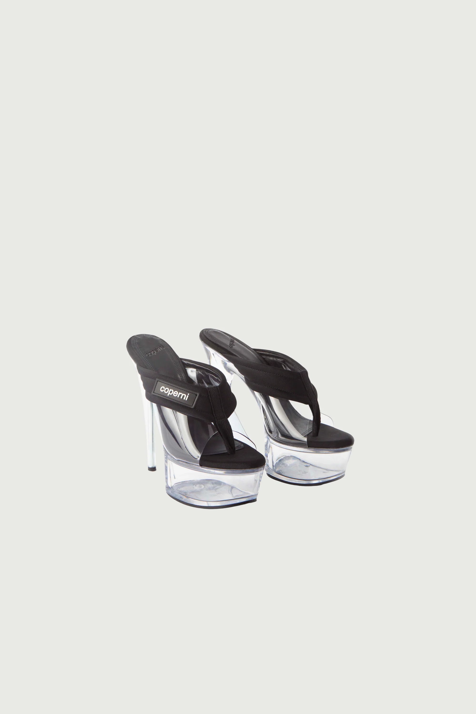 Glassy Heel White Transparent Sandals | Tajna Shoes – Tajna Club