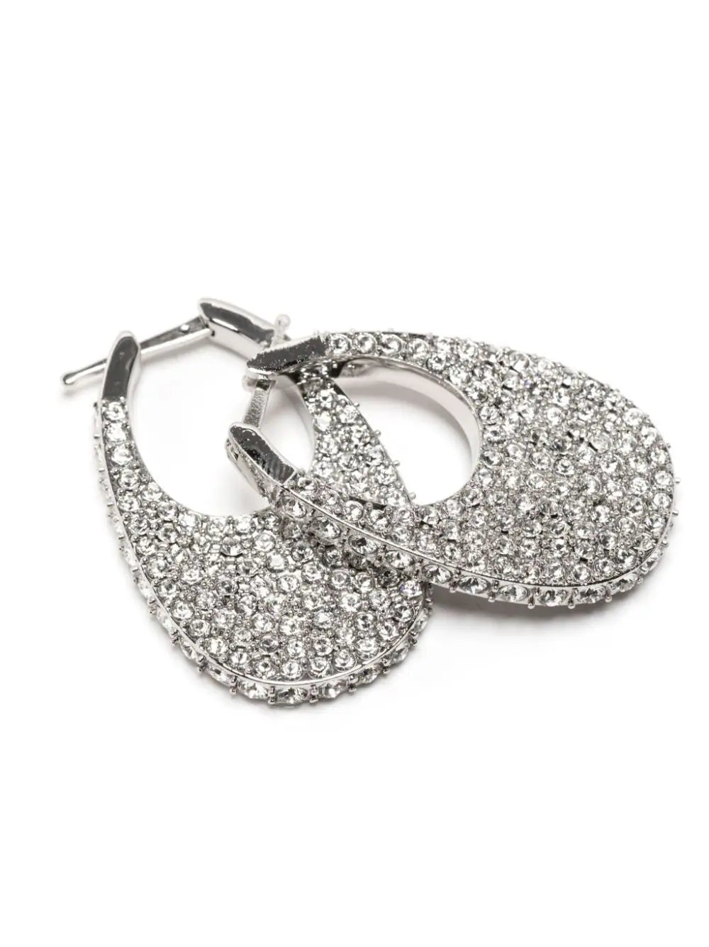 CRYSTAL-EMBELLISHED MEDIUM SWIPE EARRING