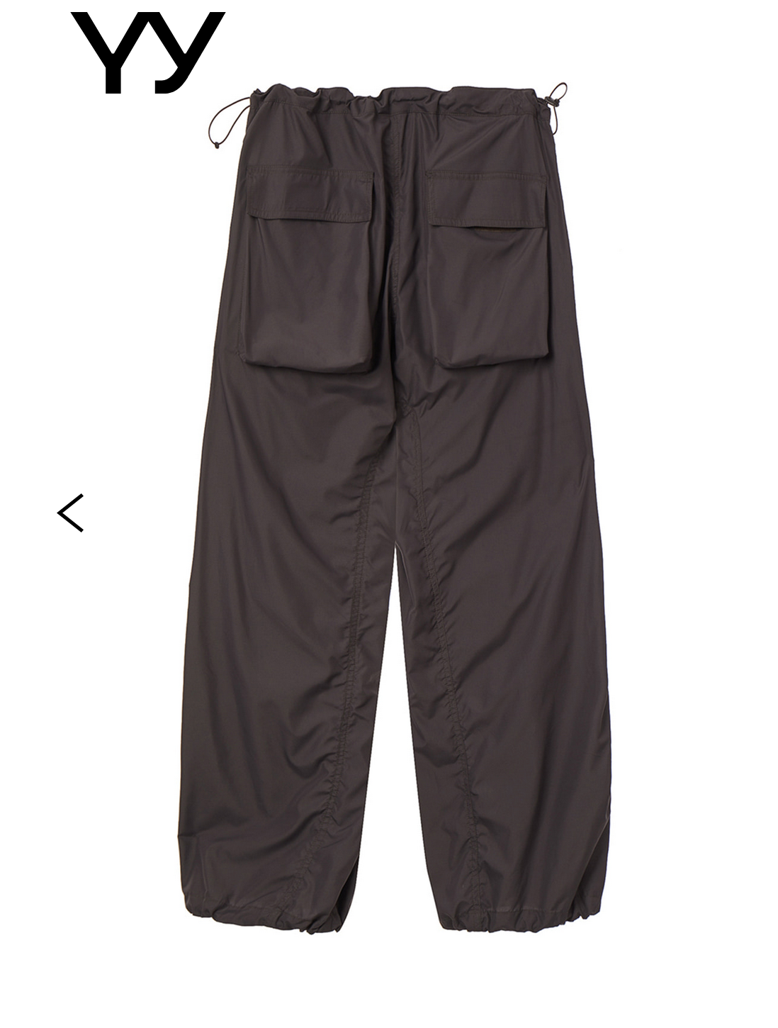 LETTERING PARACHUTE PANTS