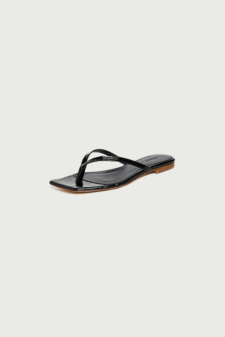 CROCO SLANTED FLIP FLOP