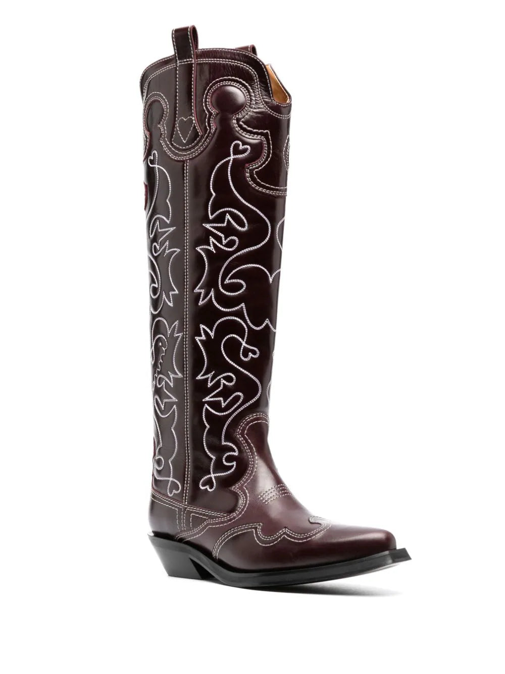WESTERN KNEE HIGH EMBROIDERED BOOT
