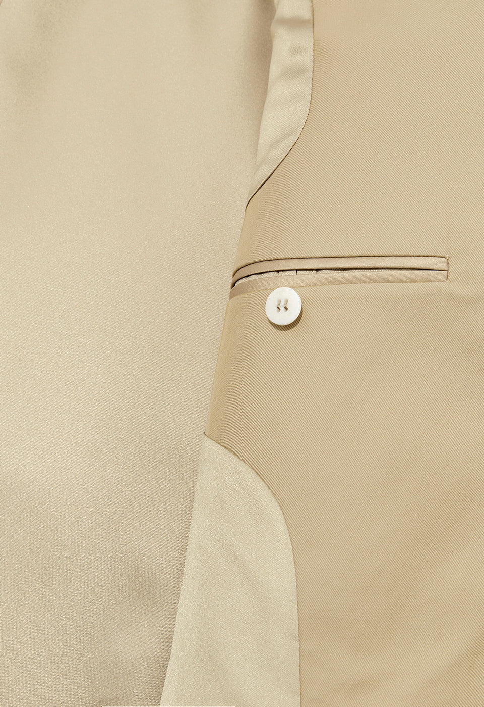 RAW EDGE SINGLE-BREASTED BLAZER BEIGE