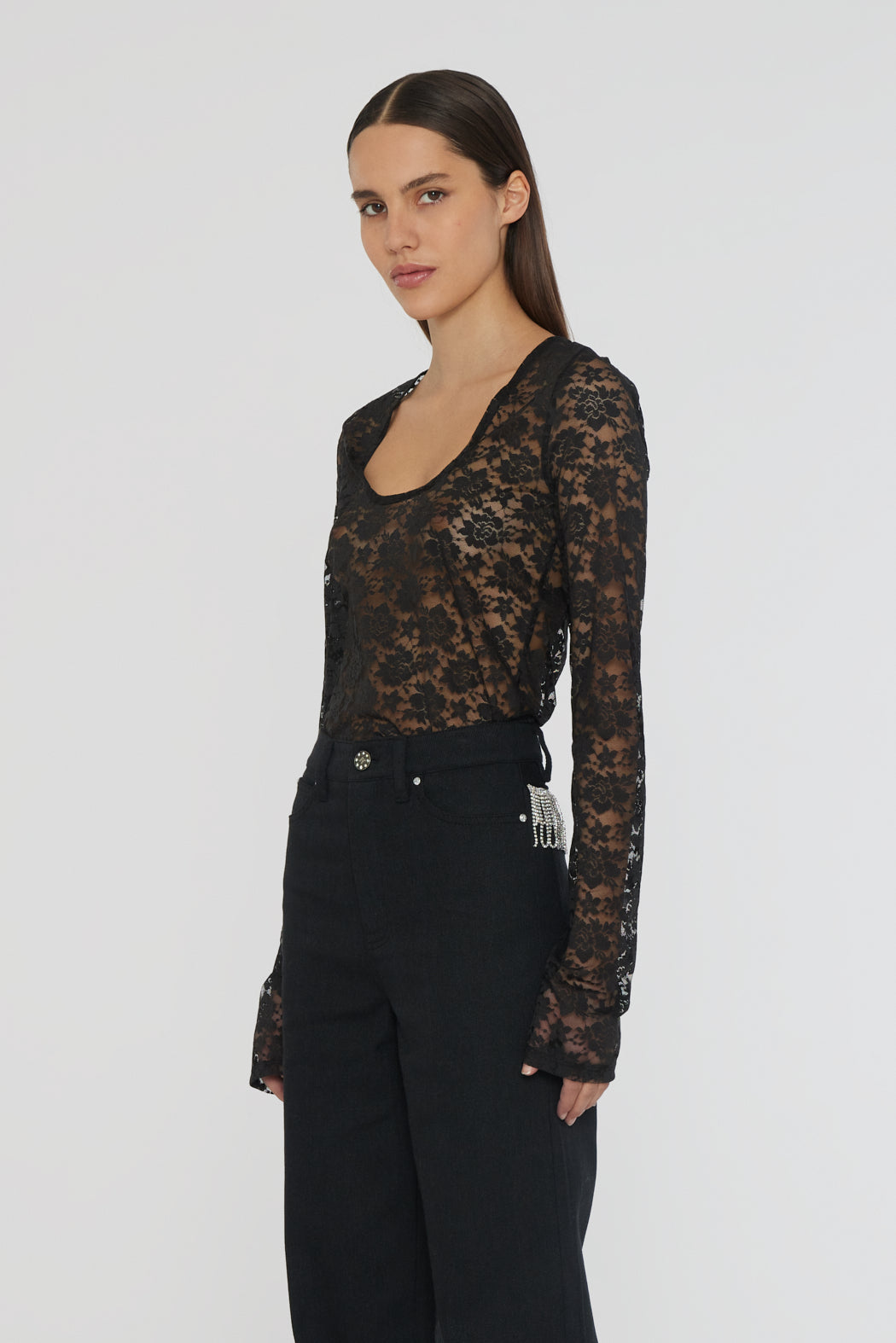 Topshop lace sales body