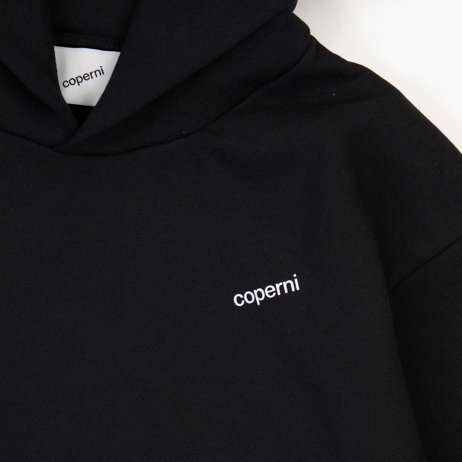 Coperni Logo-Print Cotton-Blend Hoodie - Grey for Men