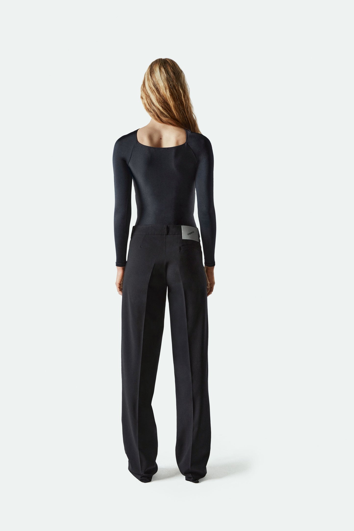 LOW RISE LOOSE TAILORED TROUSERS