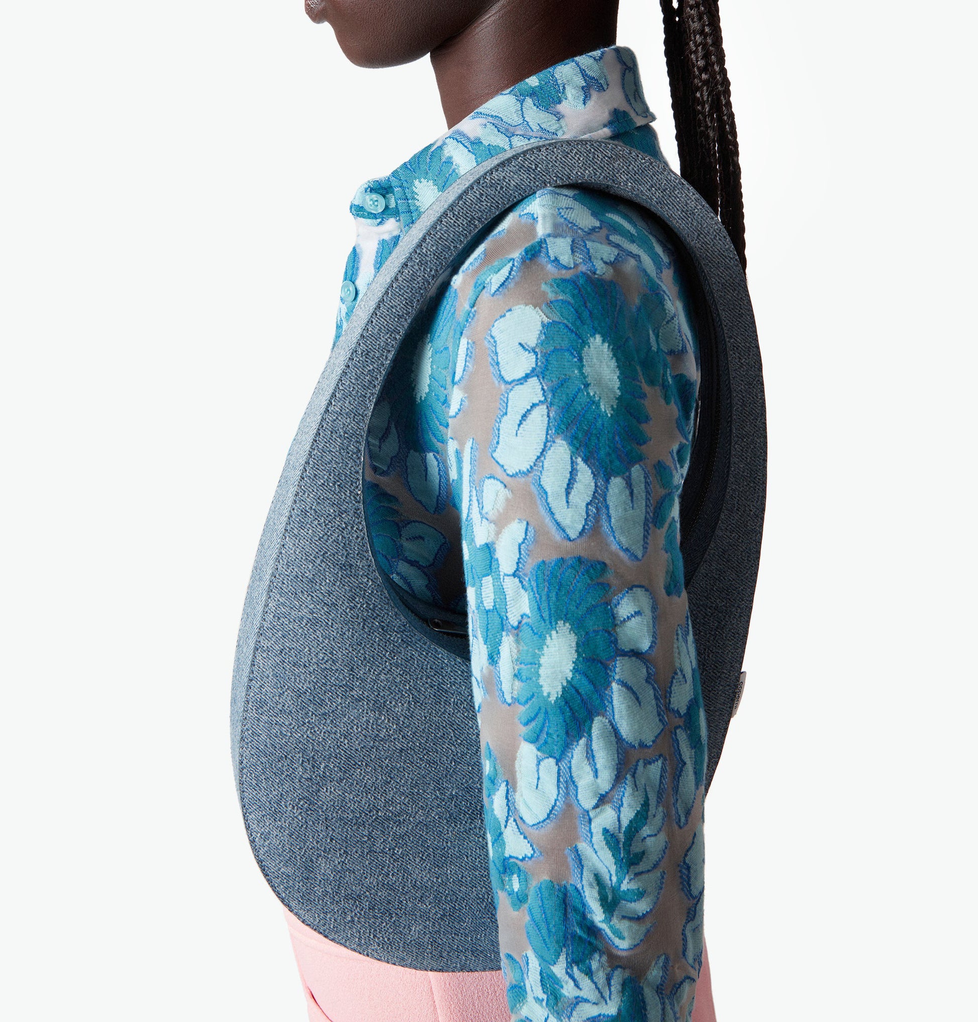 HealthdesignShops, Coperni Swipe denim shoulder bag Blue