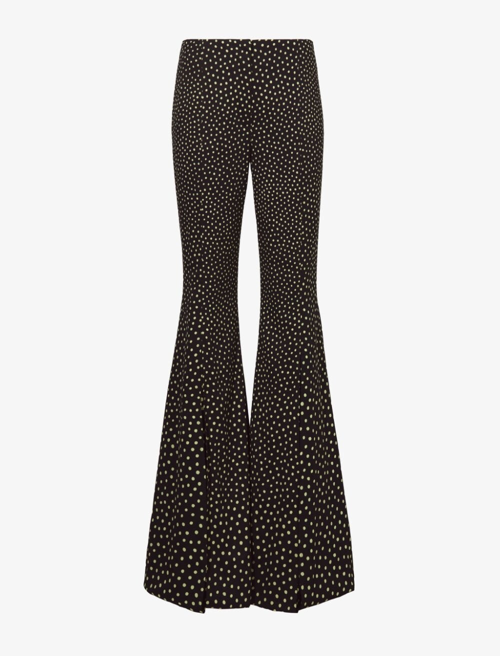 PRINTED DOT WIDE LEG PANTS